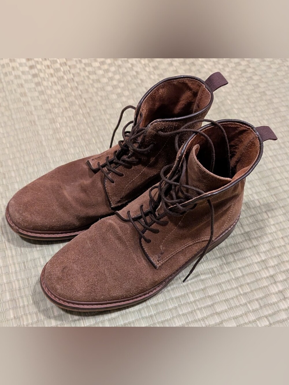 Shoe the Bear Ned Suede Leather Boots Brown Men's Size EU41 Made in Portugal